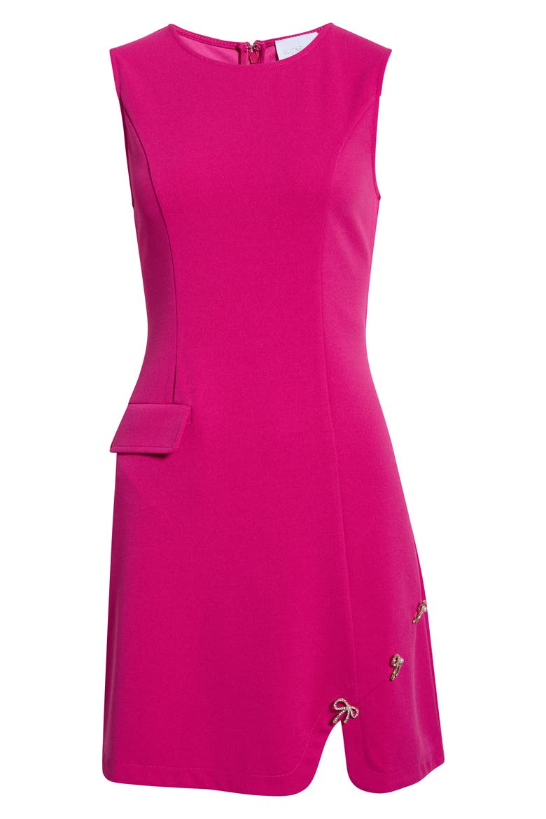 Rosalie Bows Sleeveless Minidress, Alternate, color, FUCHSIA