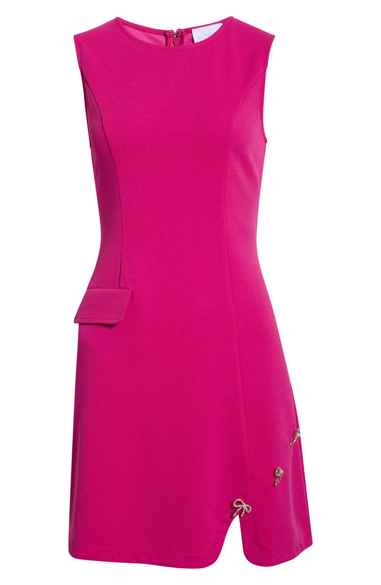 SUGARLIPS Rosalie Bows Sleeveless Minidress, Main, color, Fuchsia