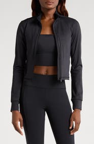 TravisMathew Moveknit Full Zip Crop Jacket
