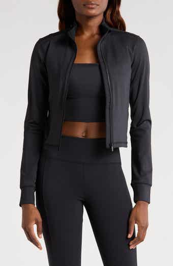 TravisMathew Moveknit Full Zip Crop Jacket