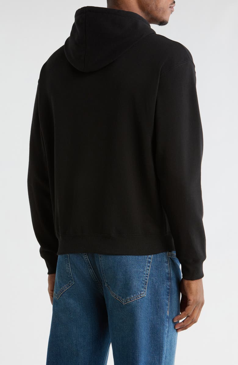 Goodie Two Sleeves No Thoughts Just Vibes Graphic Hoodie, Alternate, color, Black