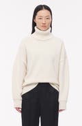 Another Tomorrow Oversized Luxe Turtleneck