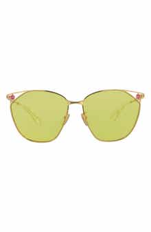 Gucci 62mm Novelty Round Sunglasses