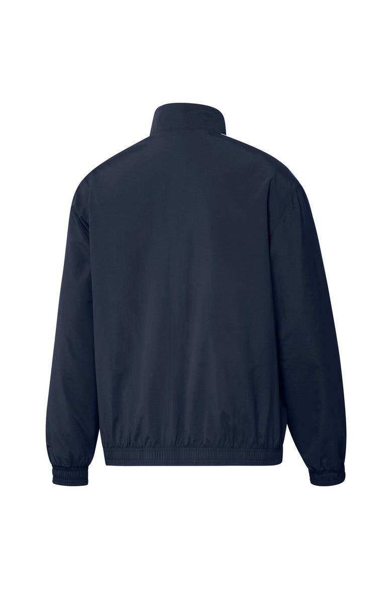 Men's adidas Navy/Light Blue Sporting Kansas City 2023 On-Field Anthem Full-Zip Reversible Team Jacket, Alternate, color, Navy