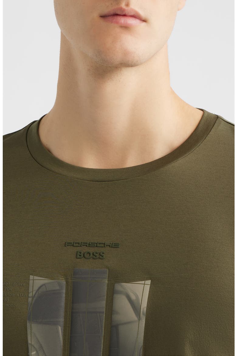 Porsche Spirit 70 Cotton Graphic T-Shirt, Alternate, color, OPEN GREEN