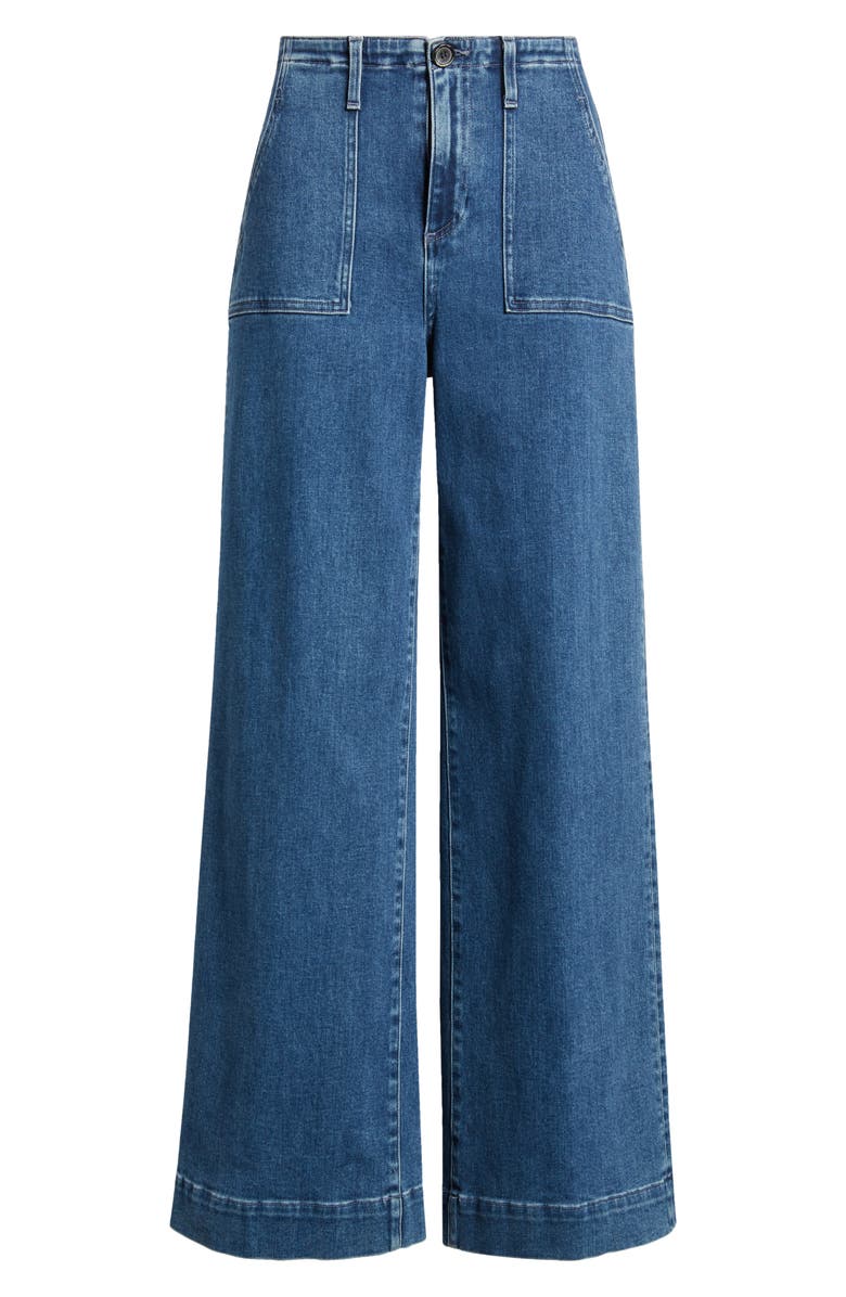 LE JEAN High Waist Utility Wide Leg Jeans, Alternate, color,