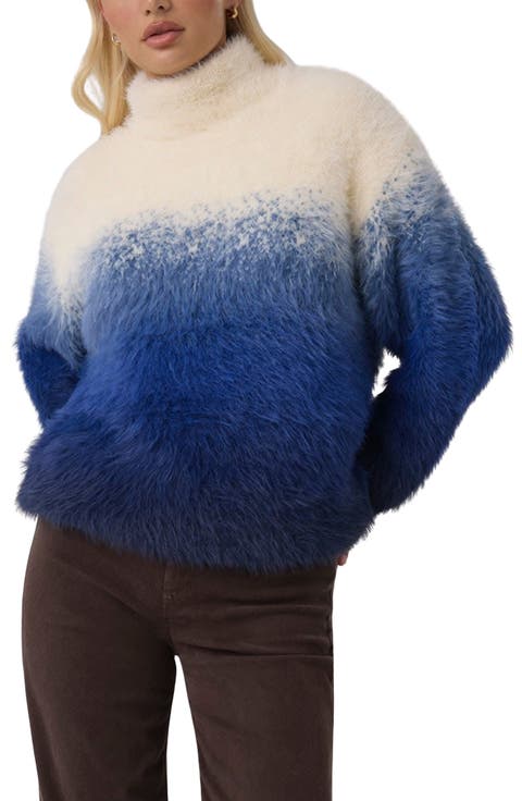 Gracie Ombré Mock Neck Sweater