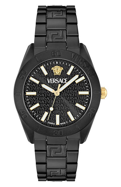 V-Dome Bracelet Watch, 42mm