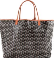Pre-Owned Goyard Saint Louis Reversible Tote Coated Canvas and Printed Canvas GM
