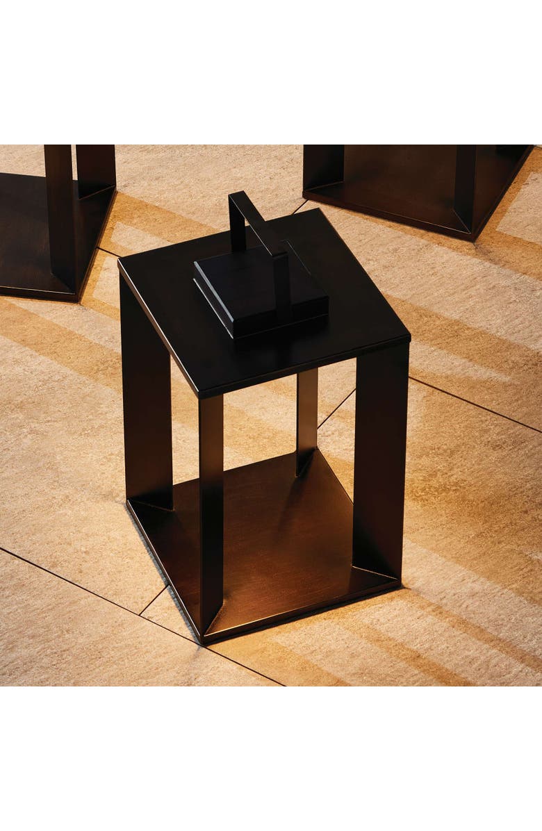 Napa Home & Garden Hanley Solar Led Lantern 18", Alternate, color, Brown