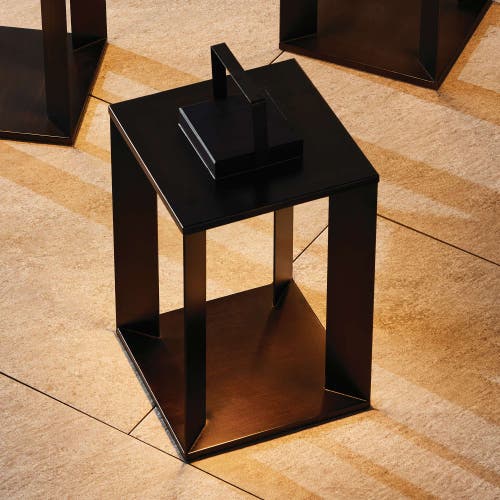 Napa Home & Garden Hanley Solar Led Lantern 18" In Brown