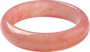 seree Silk Collection Blush Pink Jade Stone Bangle