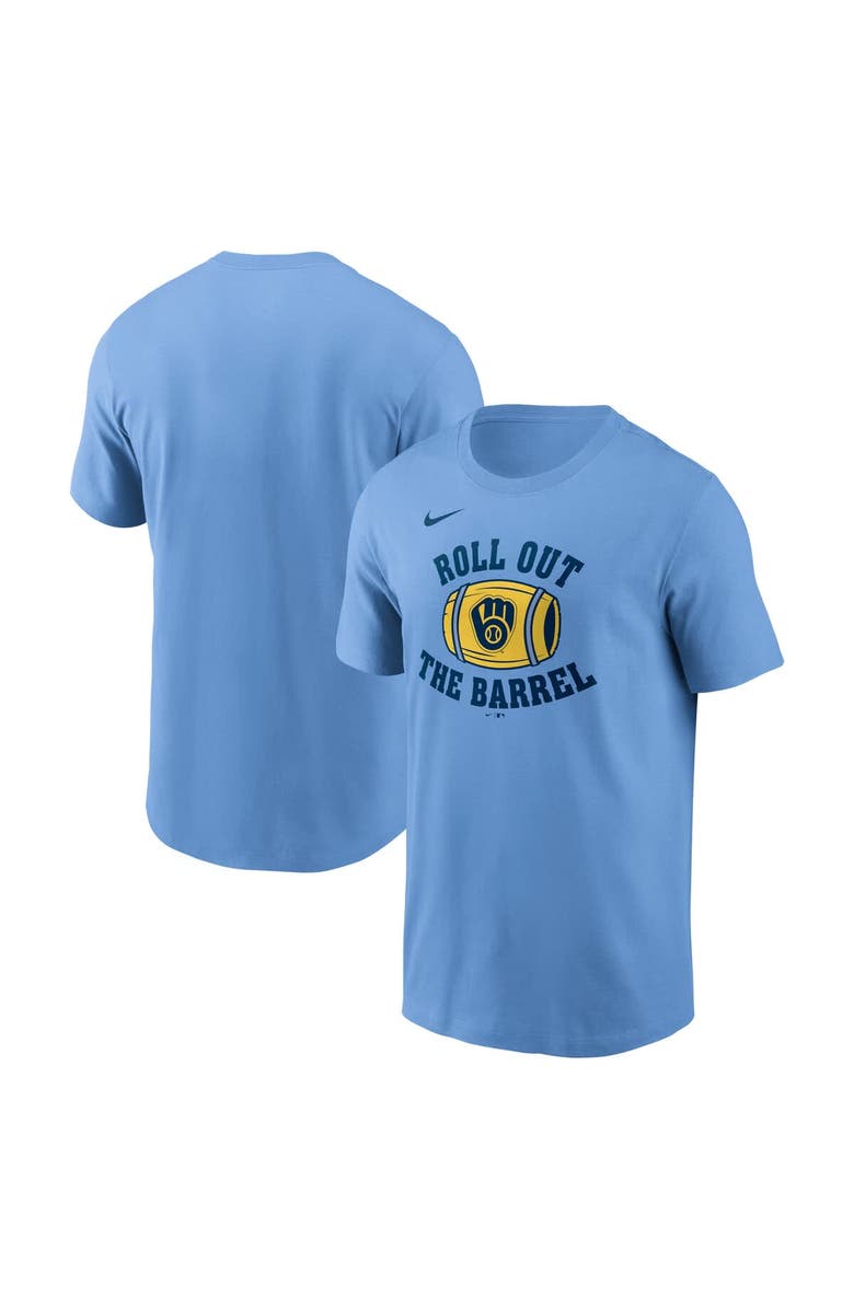 Nike Men's Nike Light Blue Milwaukee Brewers Local Hometown T-Shirt, Main, color, Light Blue