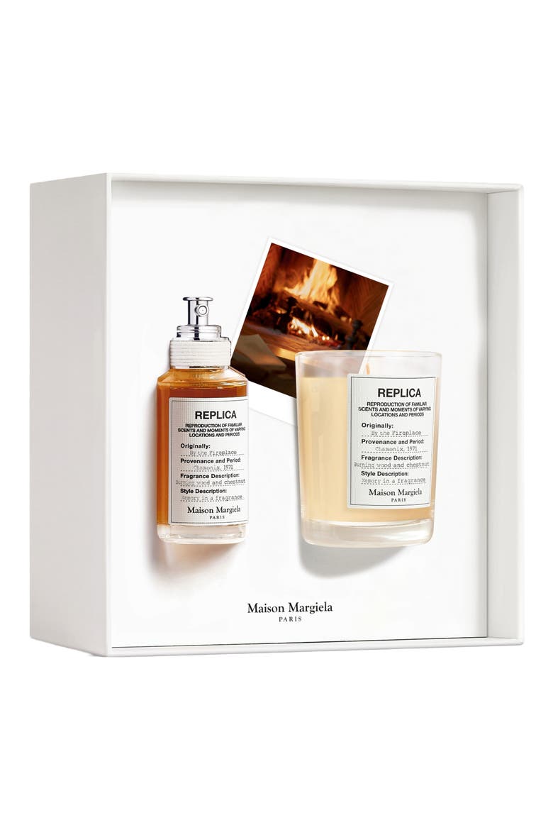 Replica By the Fireplace Candle & Fragrance Set $123 Value, Alternate, color, NO COLOR