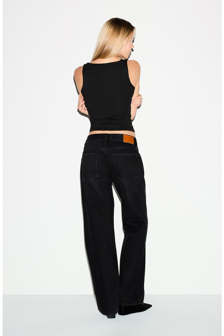 Smooth Layers Square Neck Tank, Alternate, color, OBSIDIAN