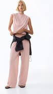 H&M Crinkled Drawstring Pants