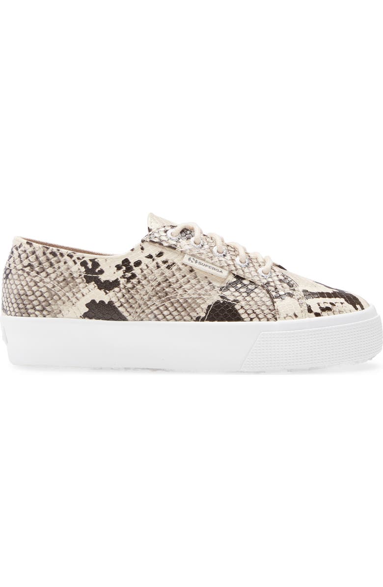 Superga 2730 Snake Embossed Platform Sneaker, Alternate, color,