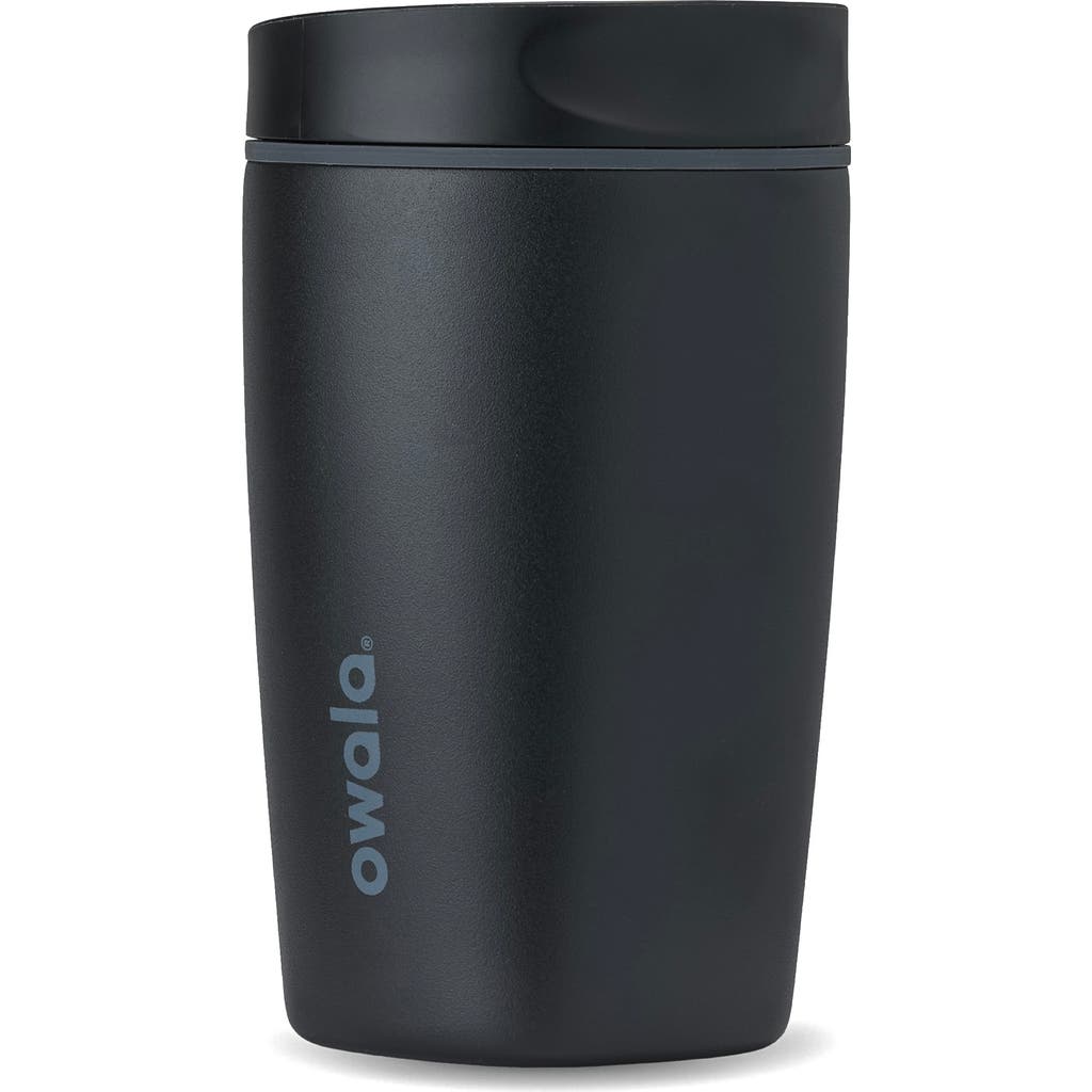 Owala Smoothsip® Slider 12-ounce Travel Tumbler In Black