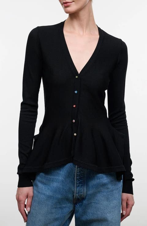 Jamie Ruffle Hem Cardigan