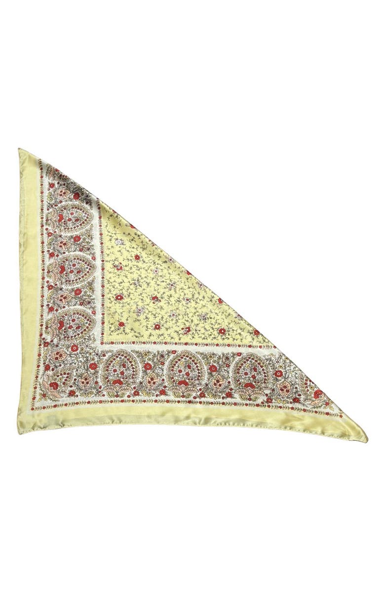 MARCUS ADLER Floral Satin Scarf, Alternate, color, 