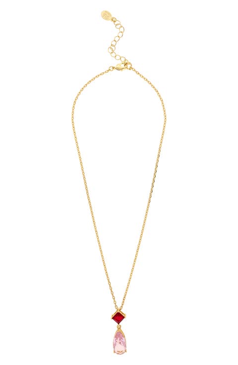 Cubic Zirconia Pendant Necklace