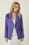 Modenaire 3D Floral Appliqué Tailored Blazer