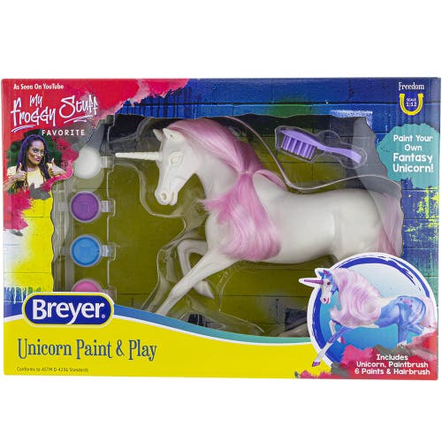 Breyer Freedom Series 112 Scale Paint & Play Unicorn in Multicolored  product
