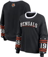 WEAR by Erin Andrews Women's WEAR by Erin Andrews Black Cincinnati Bengals Sport Long-Sleeve T-Shirt