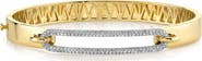 Michael M Luxe Link Pave Bangle Bracelet