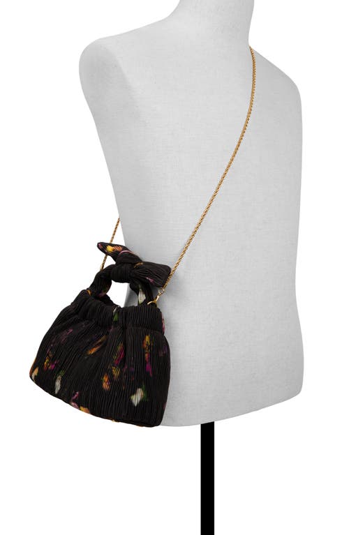 Ted Baker London Emily Suede Top Knot Bag In Black