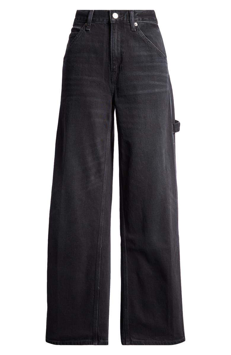 Re/Done Straight Leg Painter Jeans, Alternate, color, 