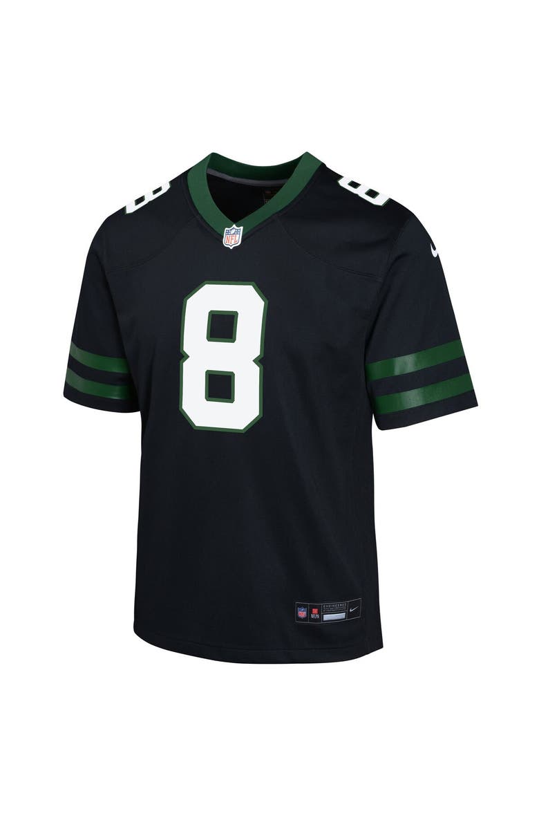Nike Youth Nike Aaron Rodgers Legacy Black New York Jets Alternate Game Jersey, Alternate, color, 