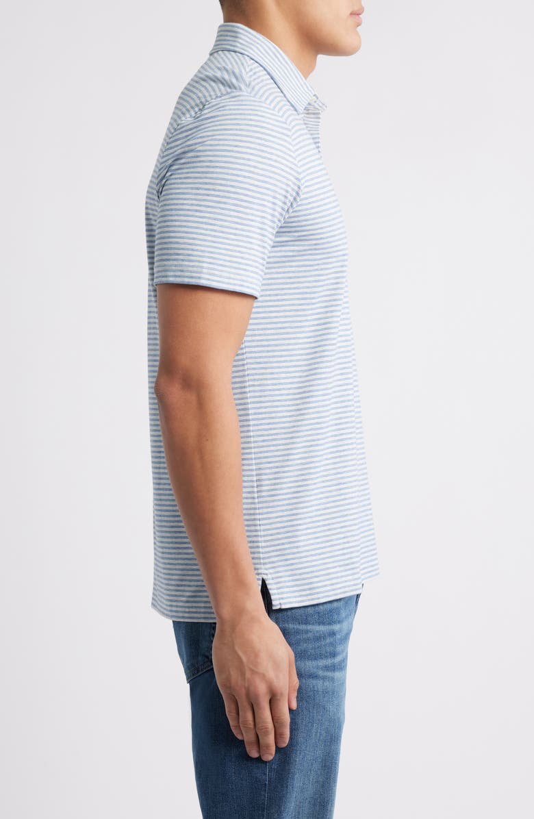 Faherty Movement Polo, Alternate, color, Long Valley Stripe