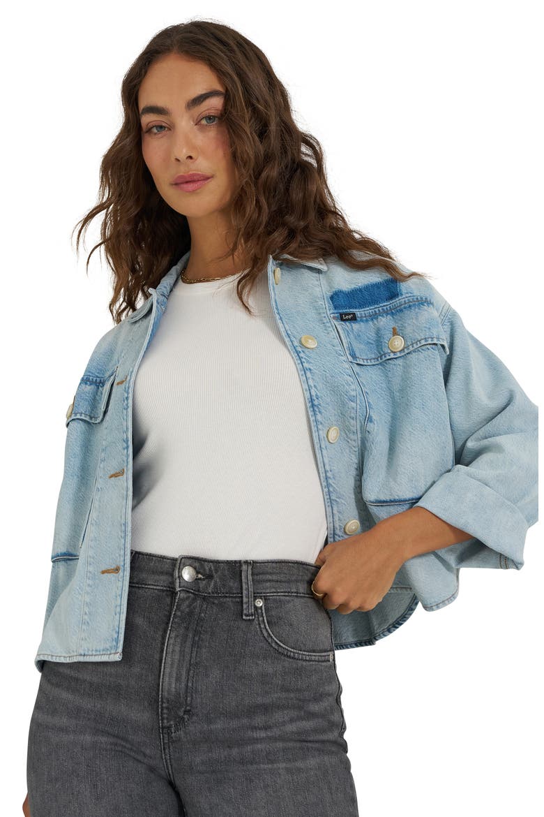Utility Overshirt, Alternate, color, SOFTEN UP