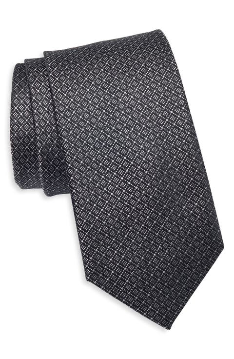 Salerno Mini Silk Jacquard Tie