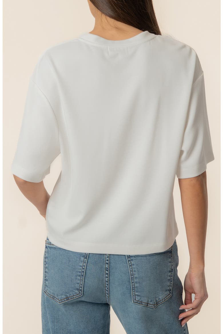 Reina Boxy T-Shirt, Alternate, color, WHITE