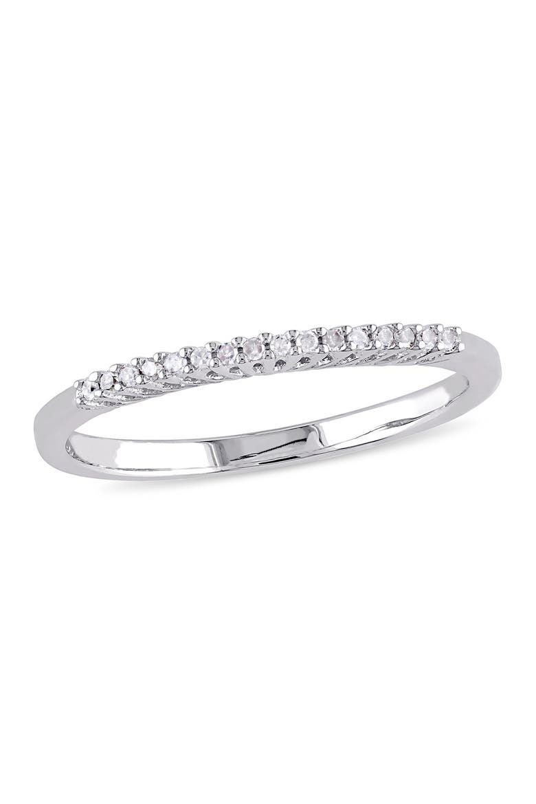 Diamond Wedding Band Ring, Main, color, BLACK
