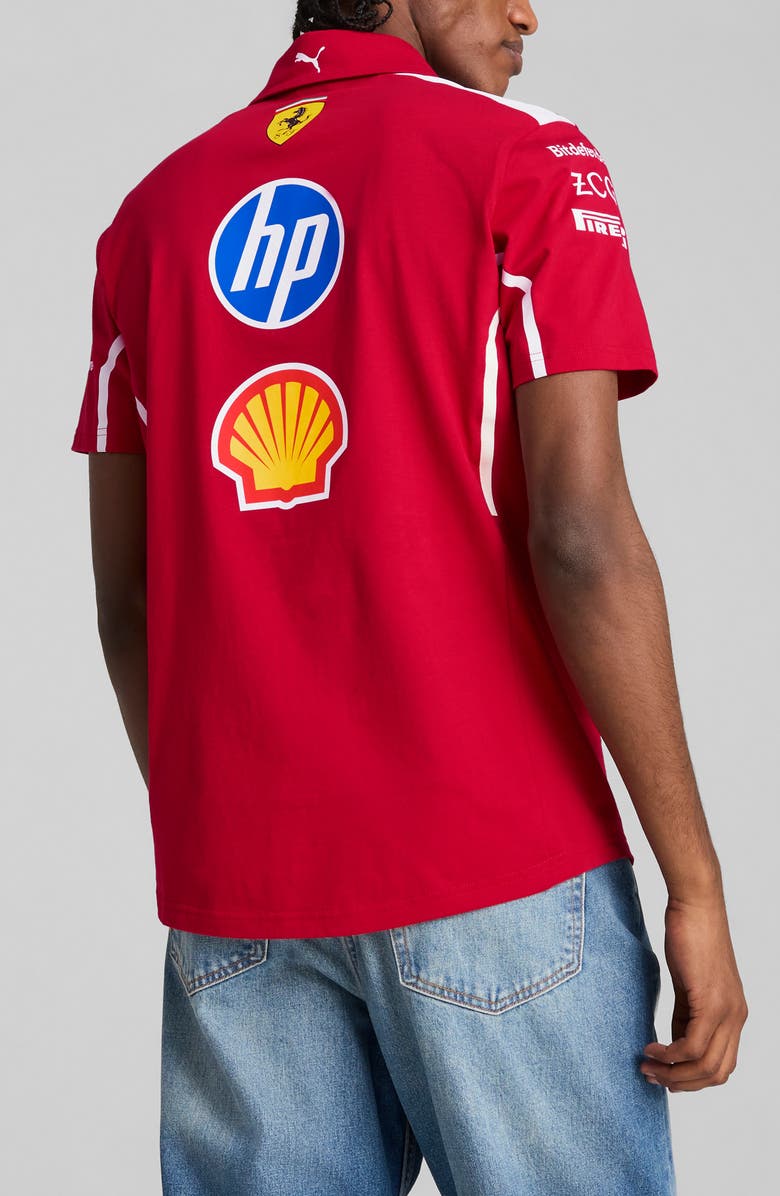 PUMA Scuderia Ferrari Team Polo, Alternate, color, Dark Cherry