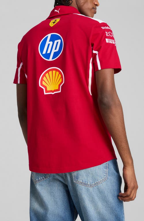 Puma Scuderia Ferrari Team Pro Polo In Red