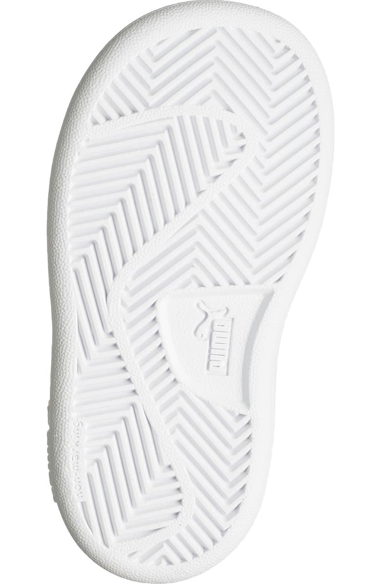 PUMA Kids' Smash Badges Dual Strap Sneaker, Alternate, color, White