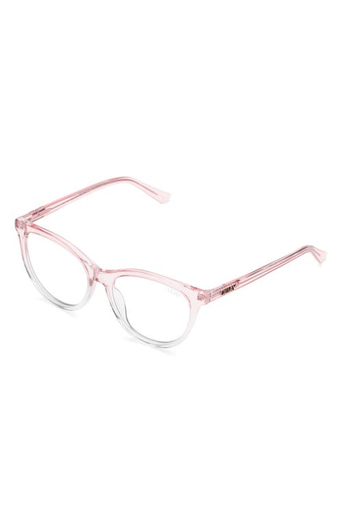 Quay All Nighter 56mm Cat-eye Reading Glasses In Pink