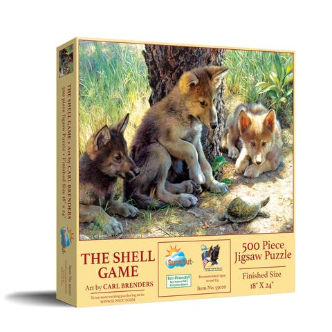 The Shell Game 500 piece Jigsaw Puzzle for Adults