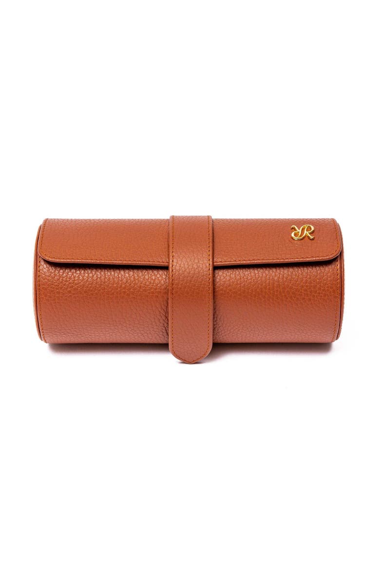 BEREKLEY THREE WATCH ROLL, Main, color, Tan