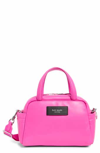 Kate Spade New York puffed leather satchel bag