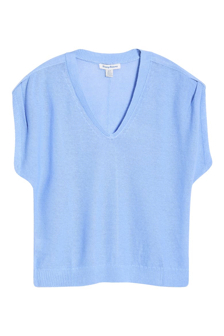 Lakes Edge Linen & Cotton Blend Sweater, Alternate, color, GRAPE POOLS