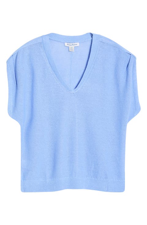 Lakes Edge Linen & Cotton Blend Sweater