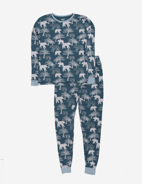 2-pc. Soft Stretch Viscose Matching Family Holiday Pajamas (Toddler, Little Kid & Big Kid)