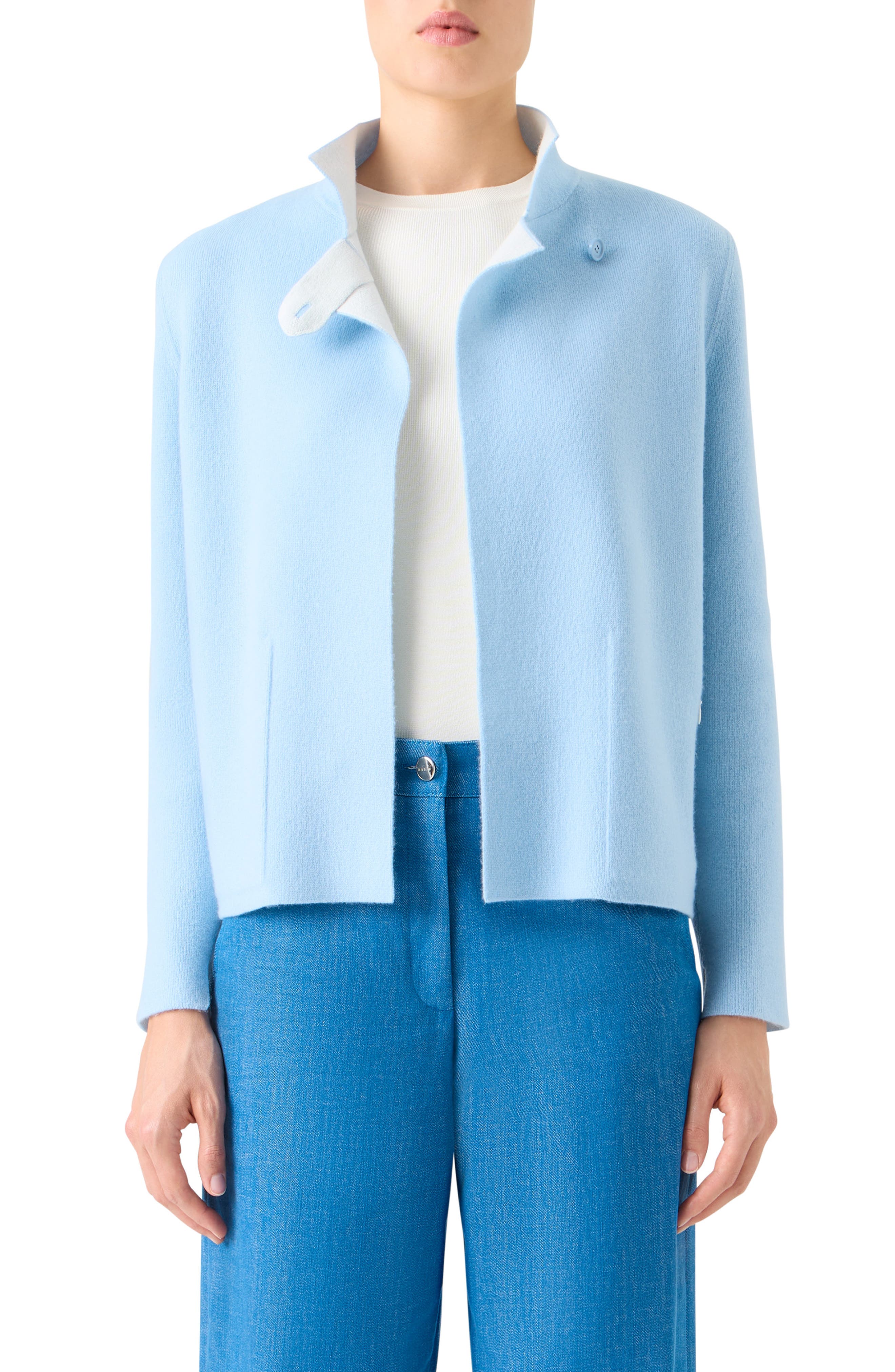 selected POWDER BLUE-ECRU