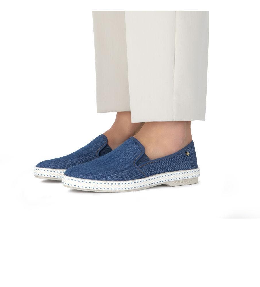 Rivieras Jean Slip-On Loafer, Alternate, color, Light Denim