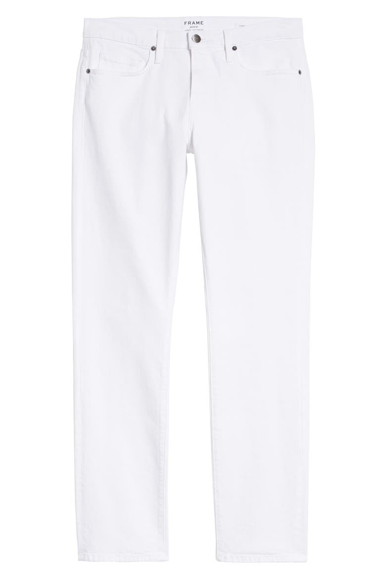 L'Homme Slim Fit Jeans (Nordstrom Exclusive), Alternate, color, BLANC